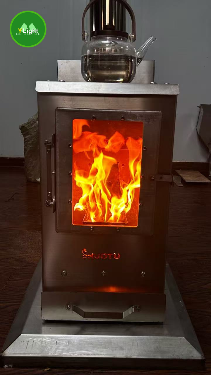 SHOTO B Series Non-Electric Biomass Pellet Stove-carbon steel