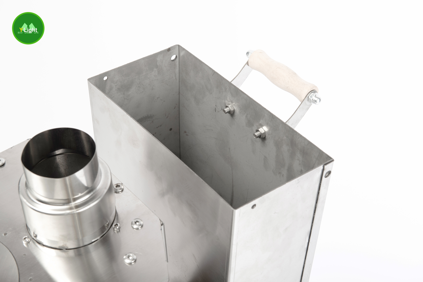 SHOTO A Series Non-Electric Biomass Pellet Stove with Fuel Hopper-stainless steel
