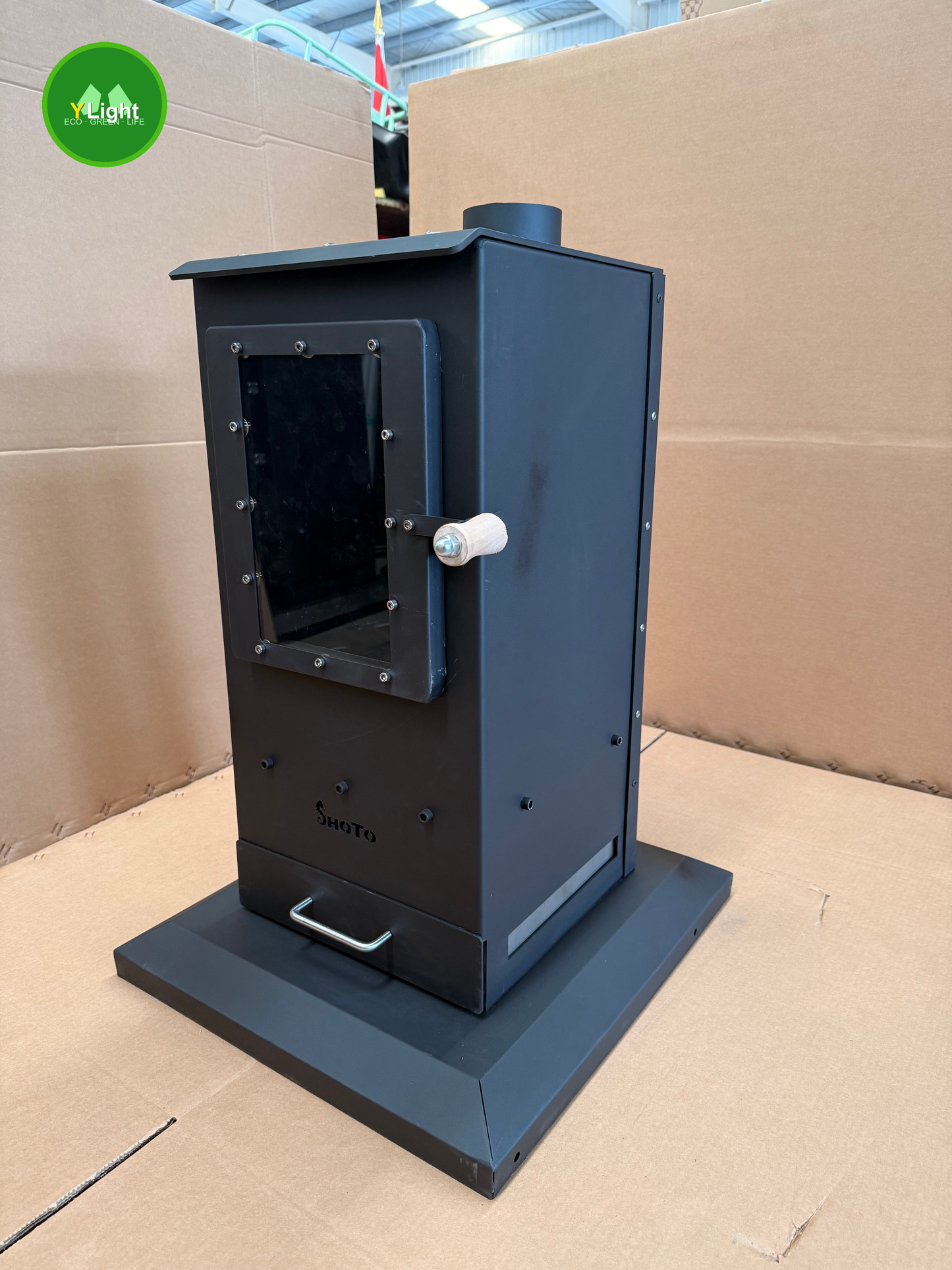 SHOTO B Series Non-Electric Biomass Pellet Stove-carbon steel
