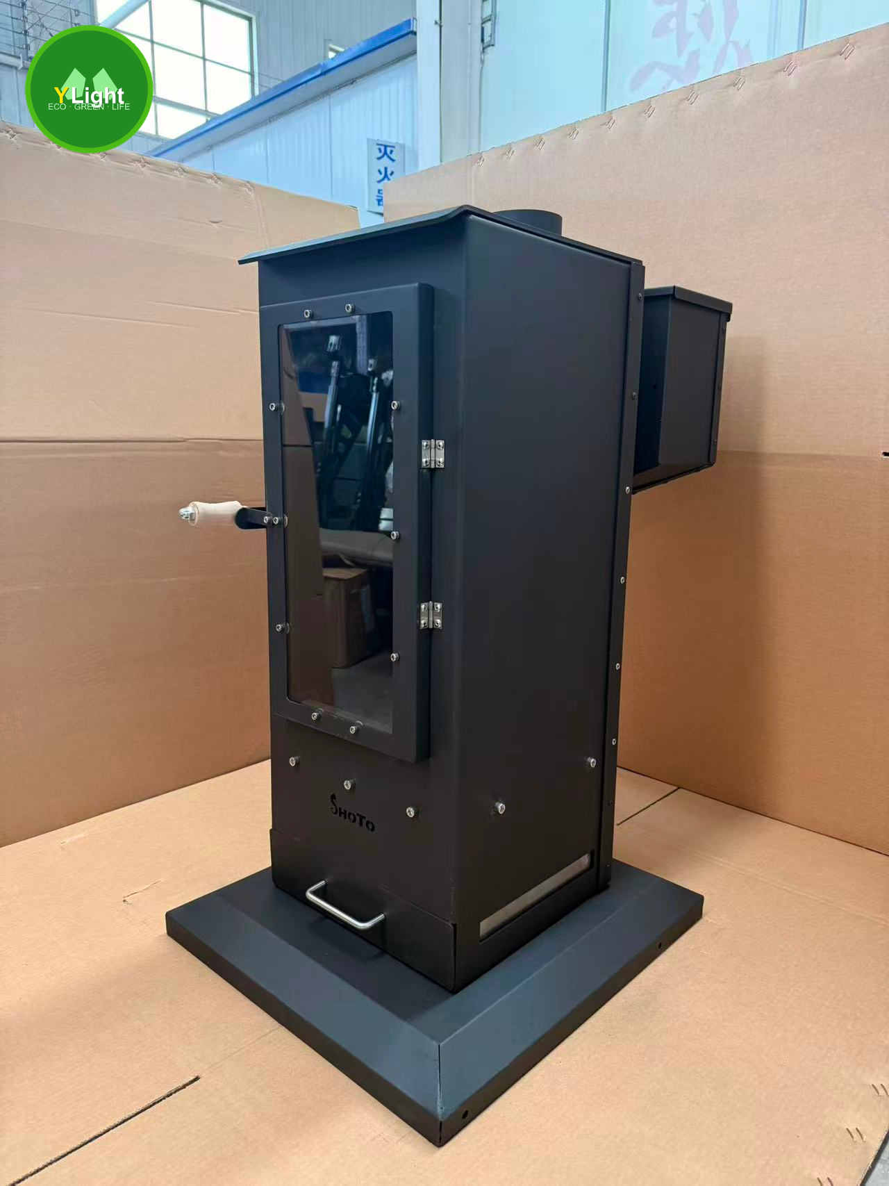 SHOTO B Series Non-Electric Biomass Pellet Stove-carbon steel