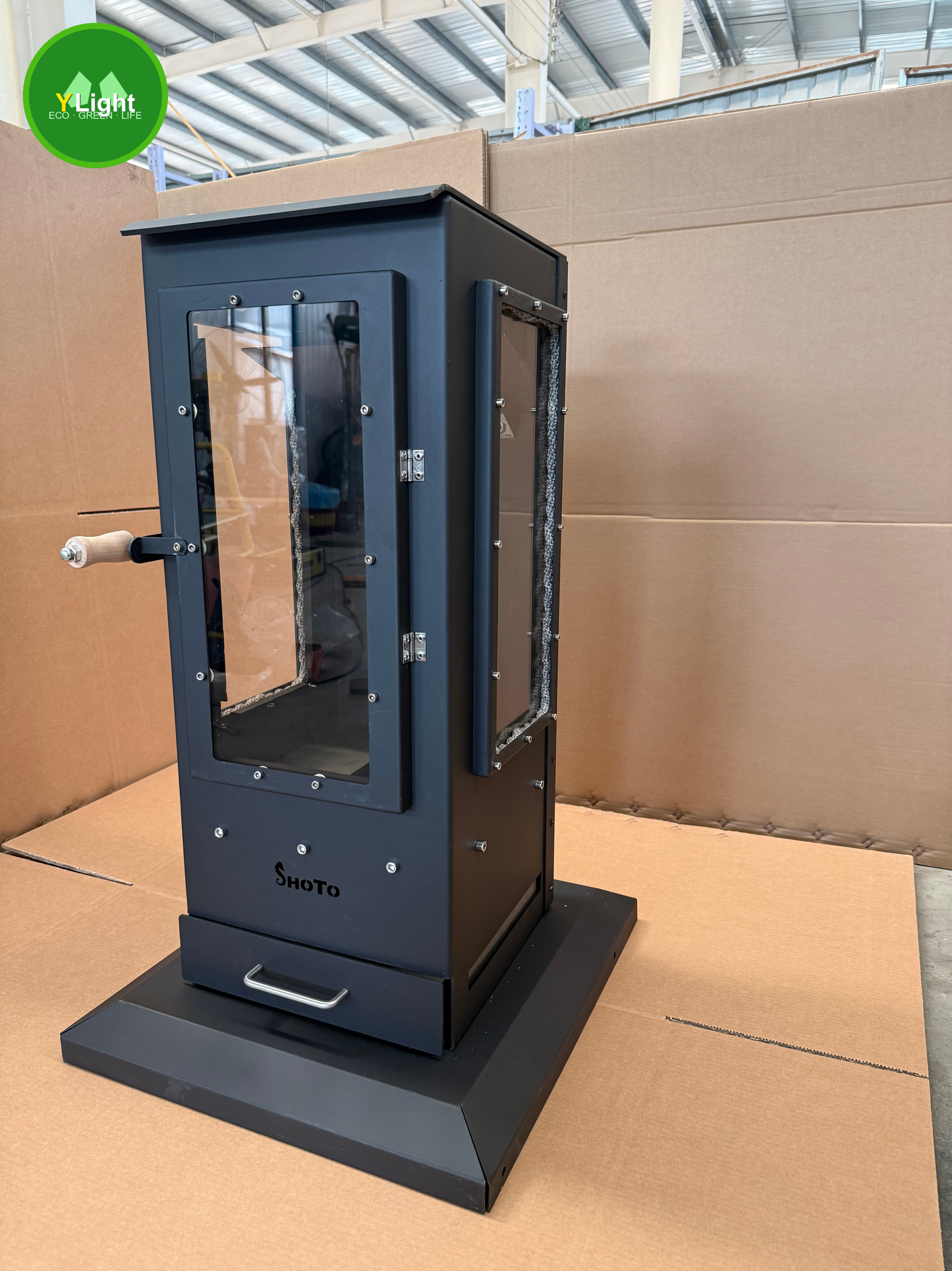 SHOTO B Series Non-Electric Biomass Pellet Stove-carbon steel